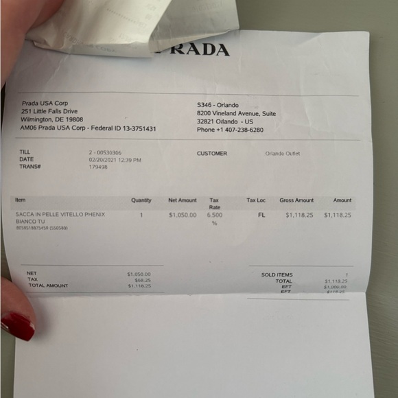 Prada Vitello Phenix Crossbody - Picture 4 of 7